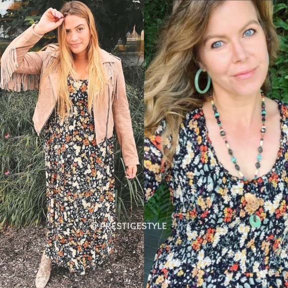 Anthropologie Omya Smocked Maxi Dress - Picture 5 of 15